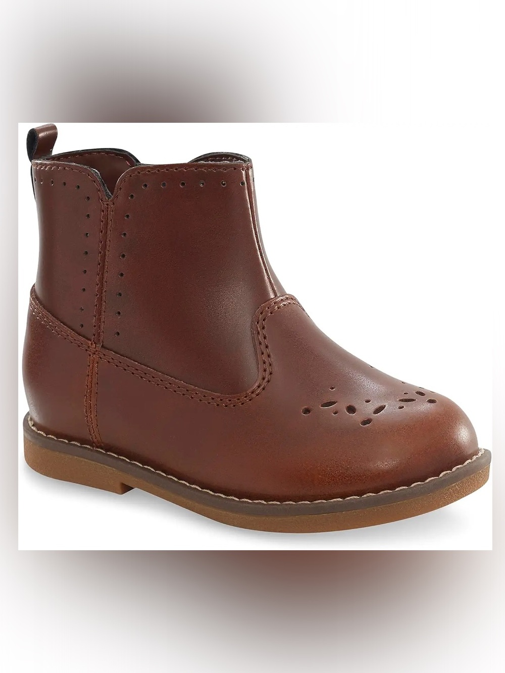 Stride Rite Kids Brown Leather Chelsea Boot